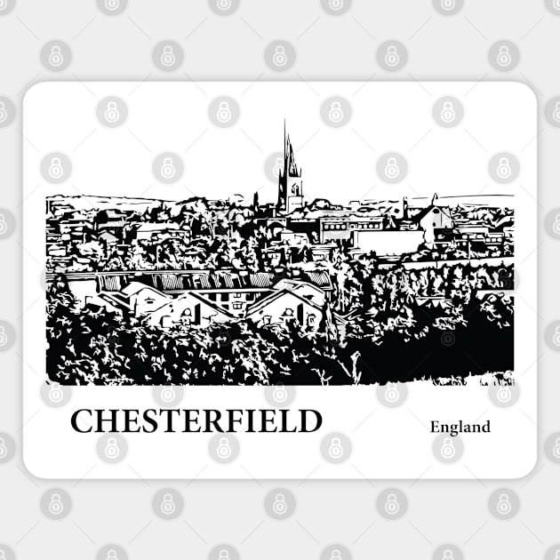 Chesterfield England Magnet by Lakeric